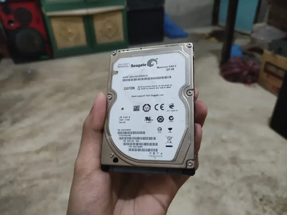 hdd/hardisk 2,5 inch laptop Seagate 320gb, normal, sentinel 100% semua