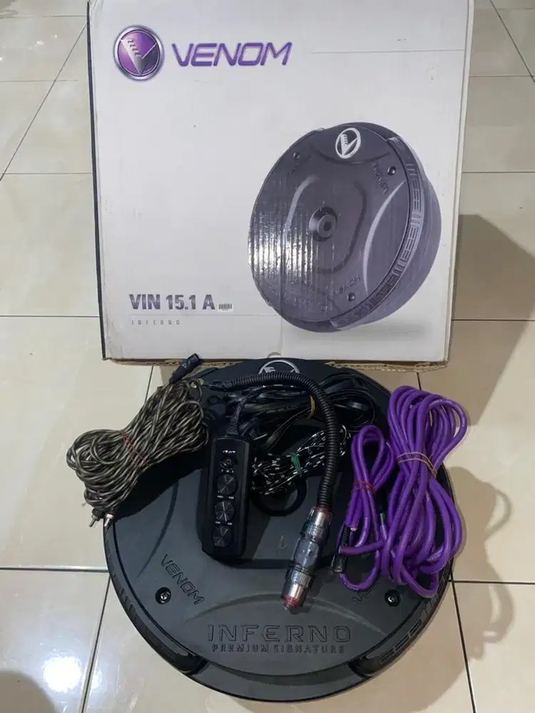 SUBWOOFER ACTIVE VENOM INFERNO VIN 15.1 A SUPER SOUND QUALITY