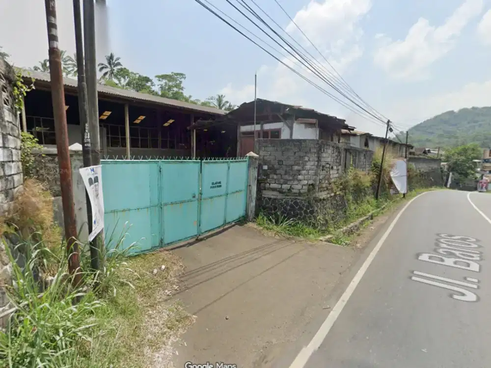 Dijual Tanah Luas 23.880 M2 Jalan Baros Tangkil Sukabumi