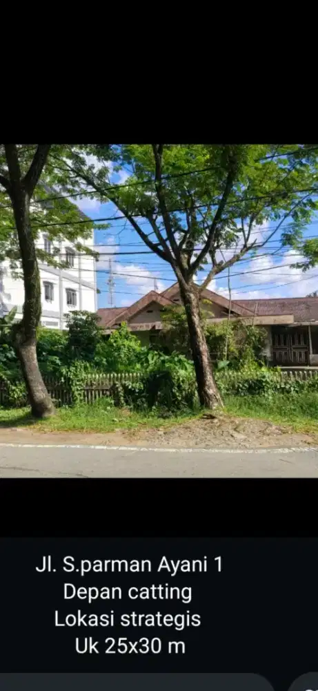 Tanah tepi jalan s parman ayani 1 pontianak