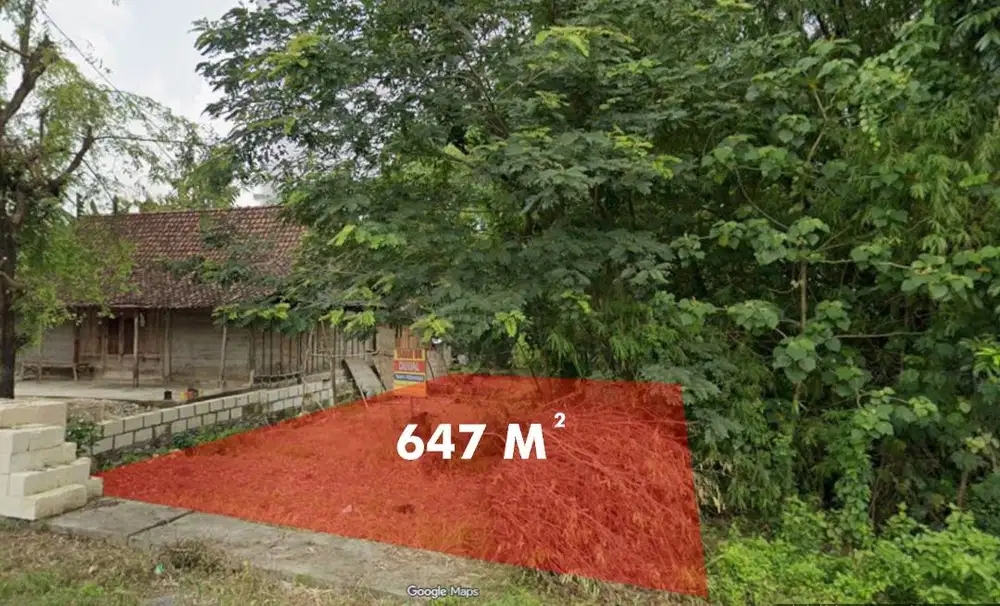 DI JUAL TANAH 647M DI KARANG JATI NGAWI