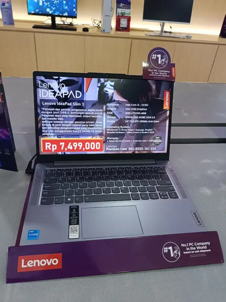 Kredit laptop Lenovo menggunakan home credit dapat kan promo gratis 2x