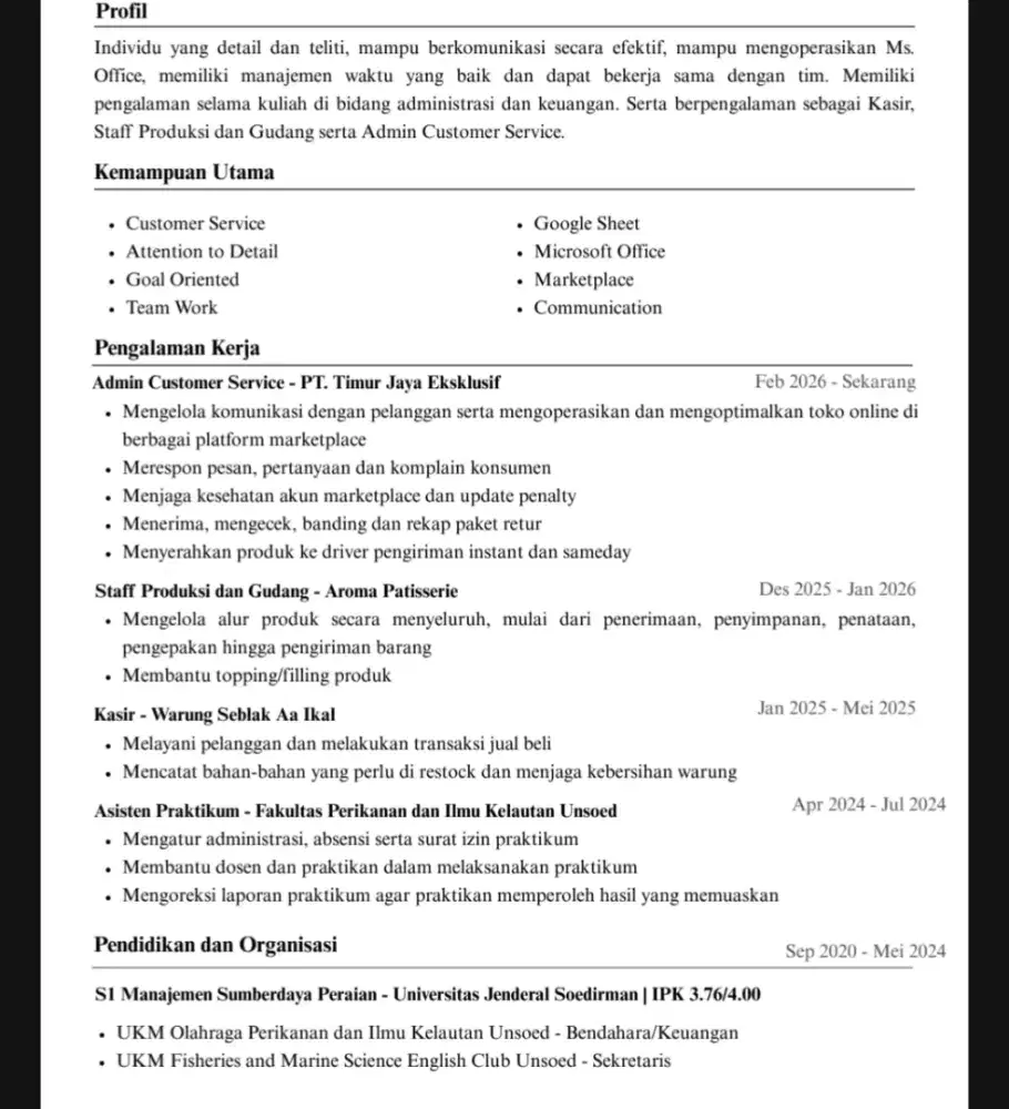Cari Lowongan Kerja