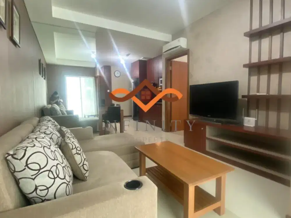 For Rent Condominium Greenbay Pluit Tipe 2 BR Full Furnished View ke Laut Uk. 74 M2