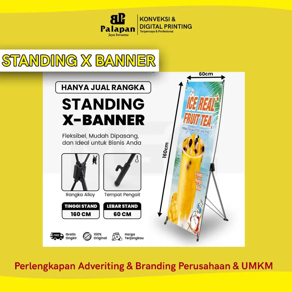 Kerangka X banner Murah