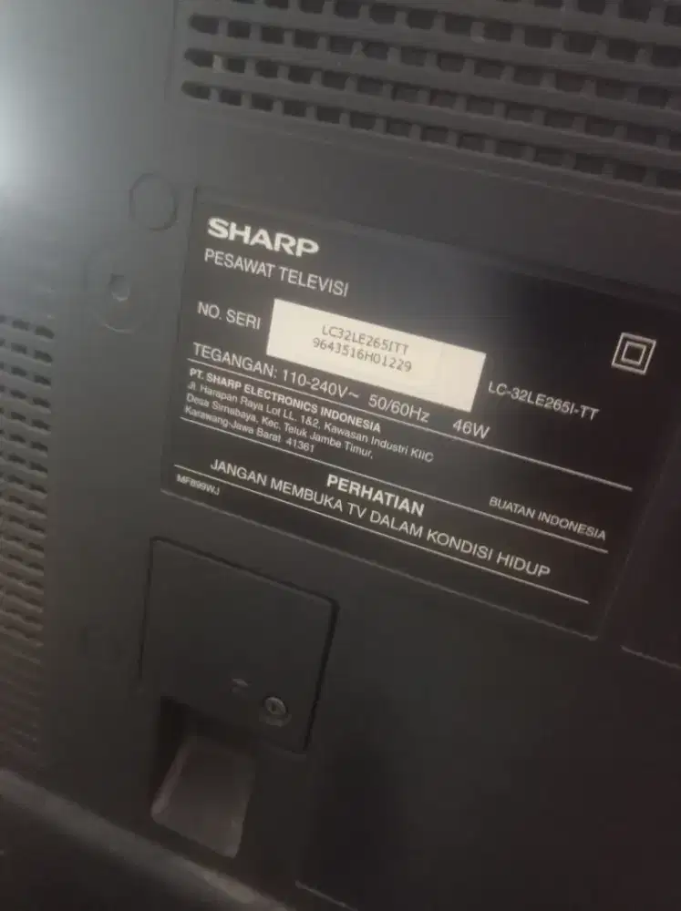 TV shrp 32 Aquos analog