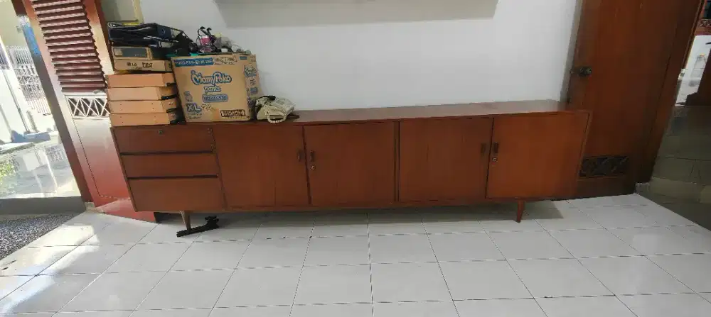 Lemari Jati Asli Panjang +- 3 meter Kondisiulus