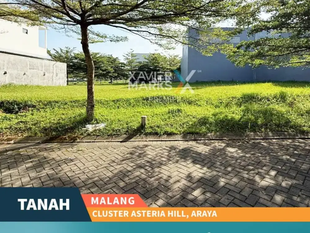 Tanah Kavling Di Cluster Asteria Hill, The Araya Malang