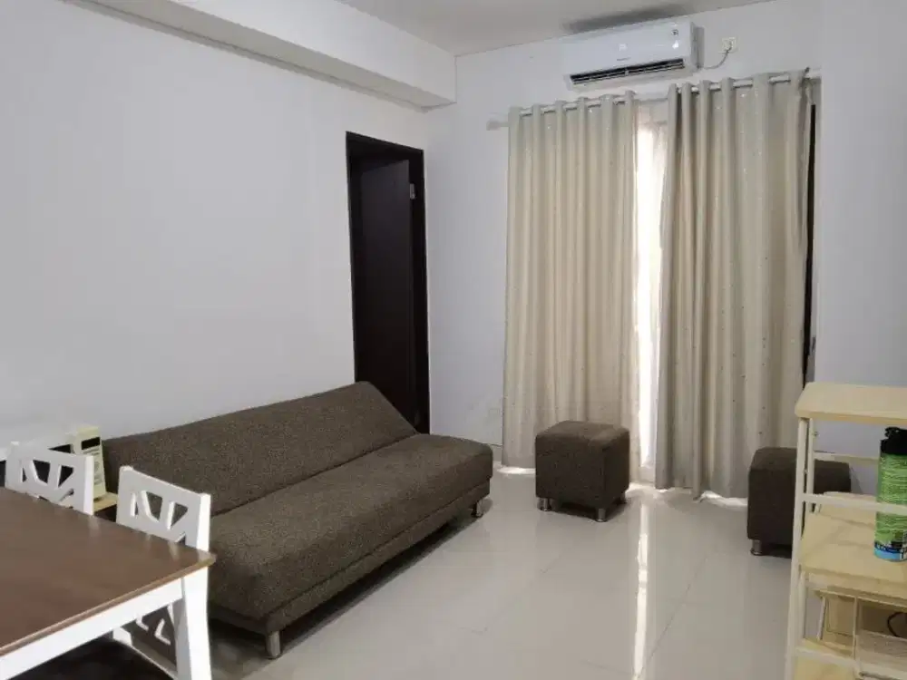 Sewa Per 3 Bulan Transpark Cibubur 3BR Semi Furnished Bersih dan Nyaman Lantai Rendah
