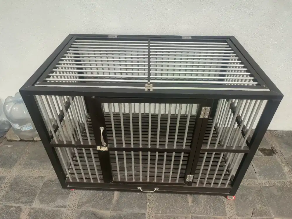 Kandang anjing kucing alumunium