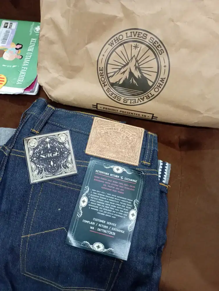 Celana levis / sage denim