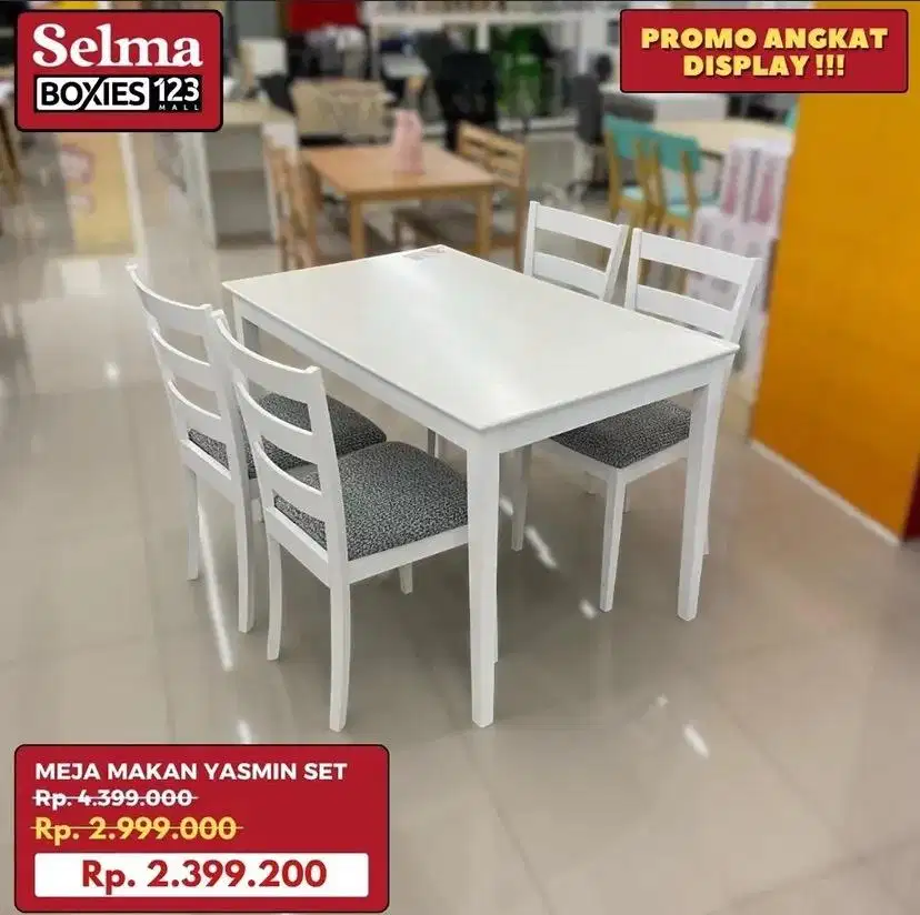 Meja makan cuci gudang selma