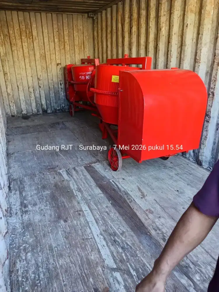 Molen cor 50kg komplit diesel 8pk siap pakai