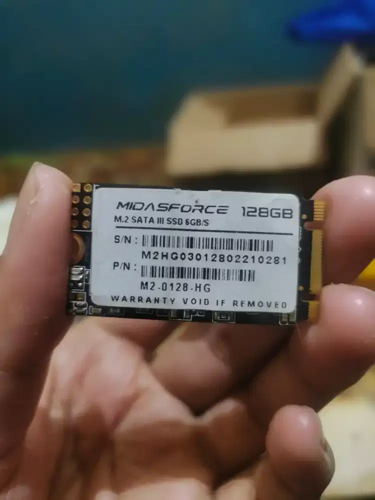Jual ssd m2 sata midasforce 128 gb