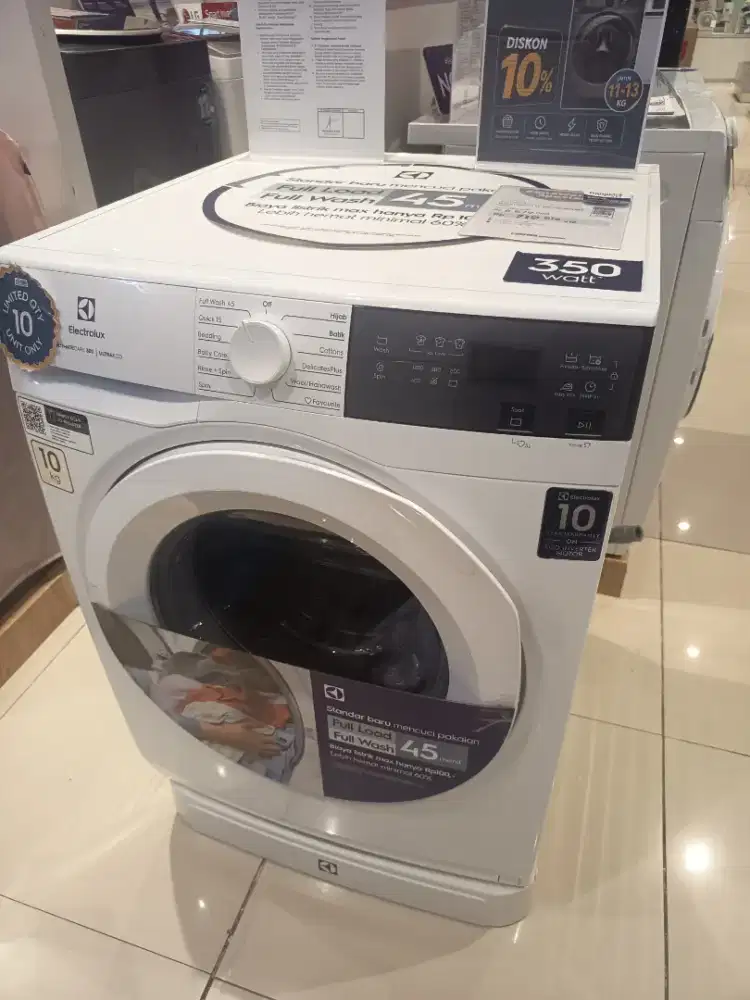 MESIN CUCI FRONT LOAD ELECTROLUX 10KG