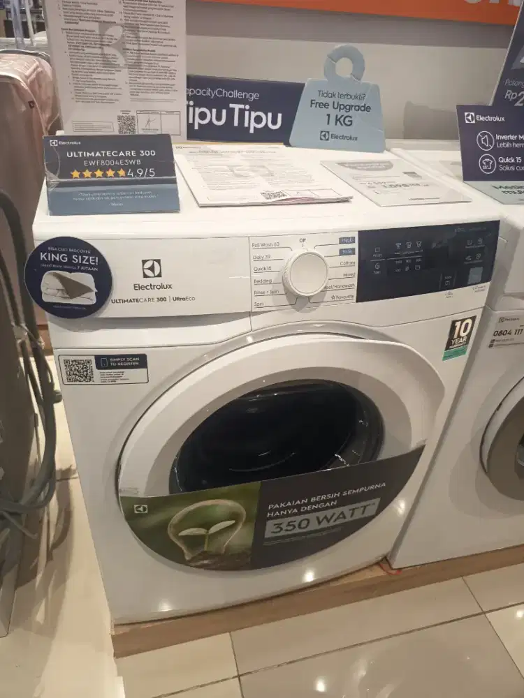 MESIN CUCI FRONT LOAD ELECTROLUX 8KG
