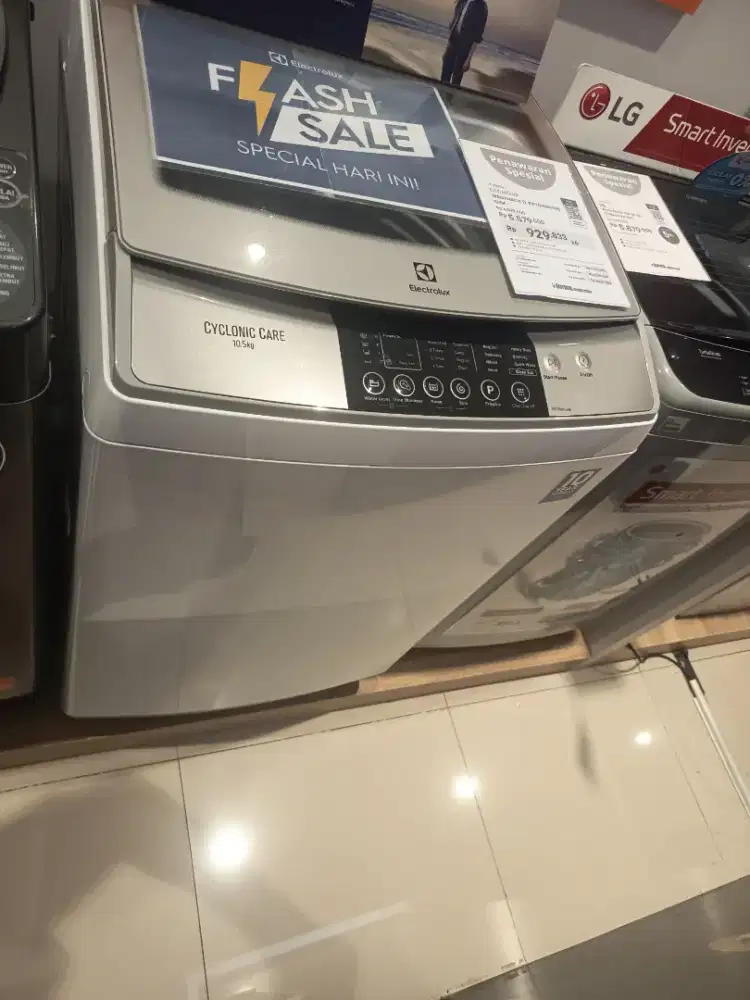 MESIN CUCI TOP LOAD ELECTROLUX 10.5KG