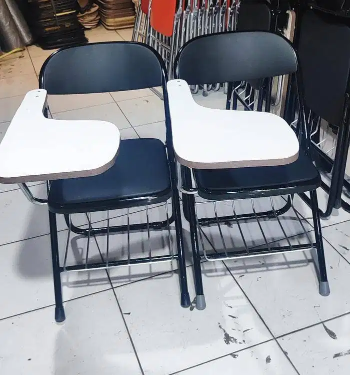 kursi Lipat kuliah sekolah hitam / kursi kuliah Kursi Les Bimbel