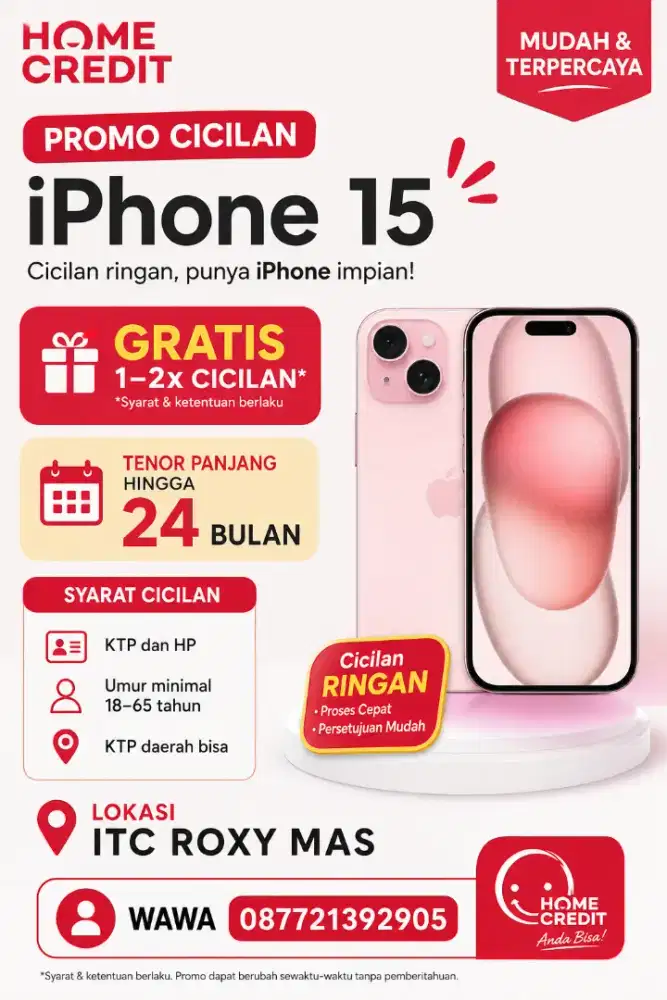 Promo cicilan iPhone 15