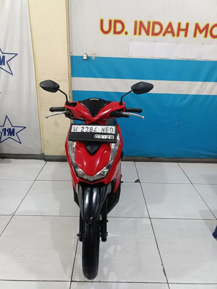 Merah hitam HONDA BEAT ESP CBS SPORTY FI ECO 2023 bisa kredit