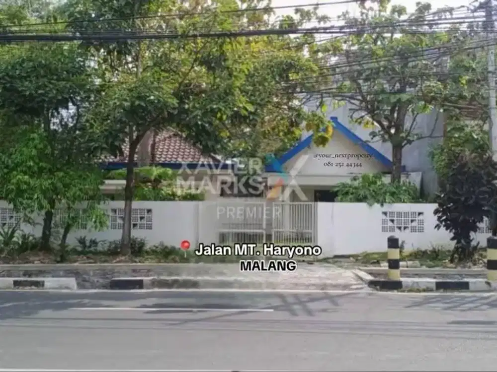 Rumah Hitung Tanah Di Poros Jalan MT Haryono, Lowokwaru Kota Malang