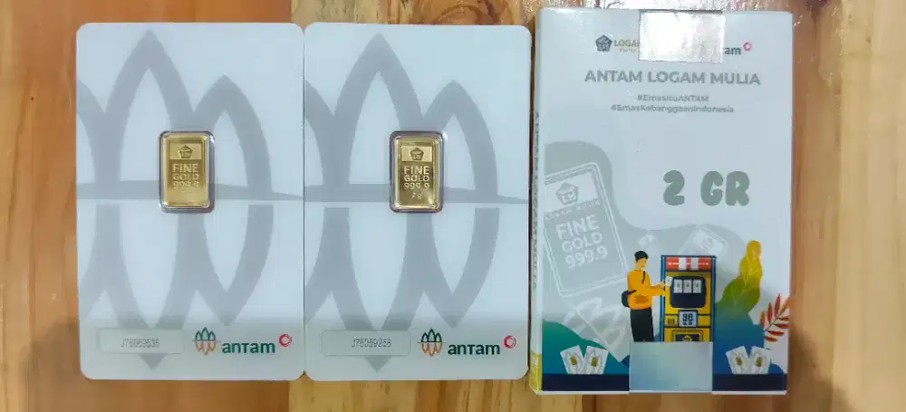 Jual Logam Mulia Emas Antam pecahan 2 gram th 2026