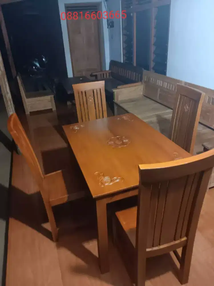 Meja kursi makan dan resto