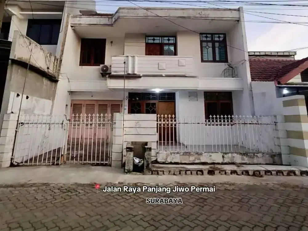 Rumah Kondisi Baik Di Jalan Panjang Jiwo Permai, Tenggilis Mejoyo Surabaya
