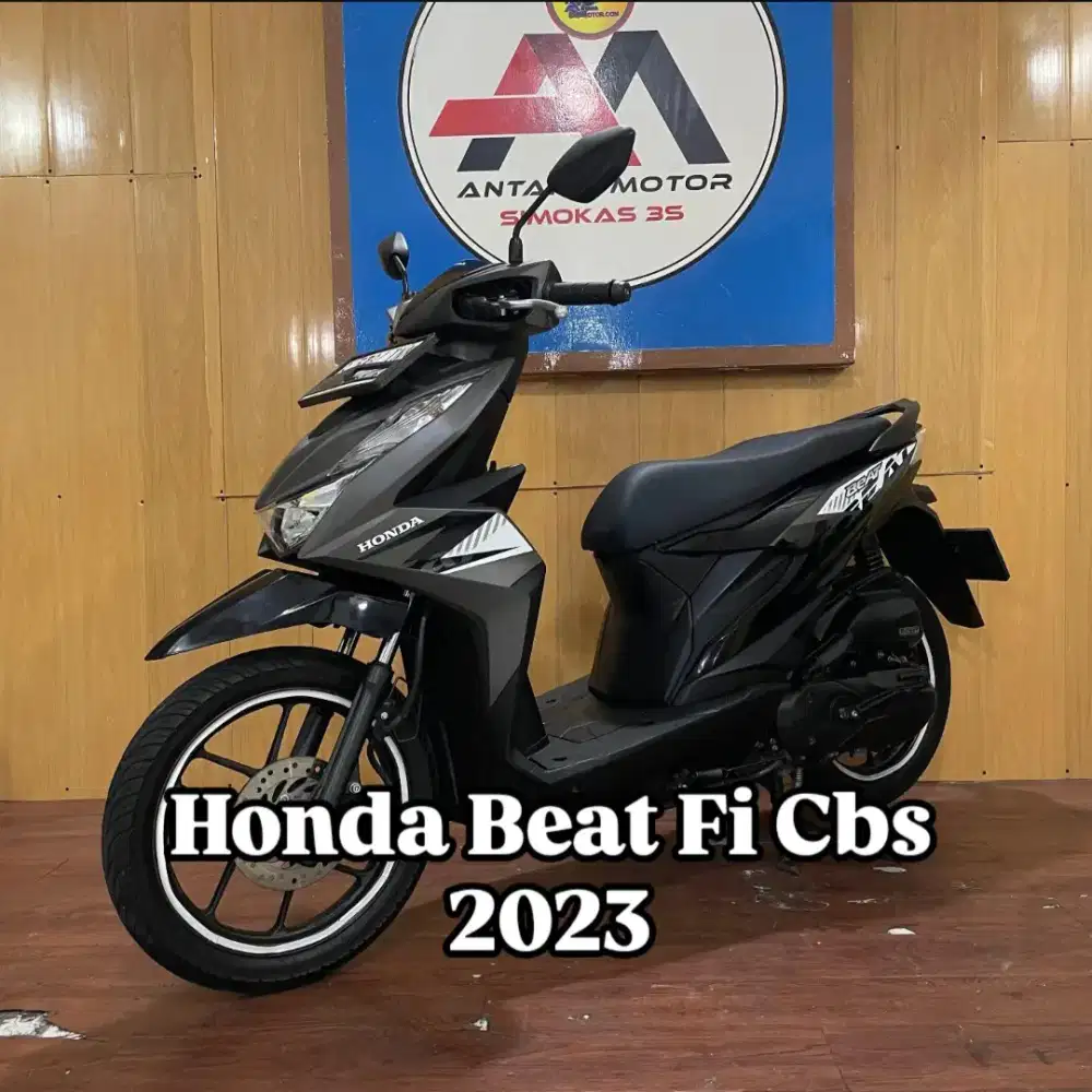 [FORE SALE] HONDA BEAT FI CBS 2023 ISTIMEWA KM LOW SIAP GAS POL