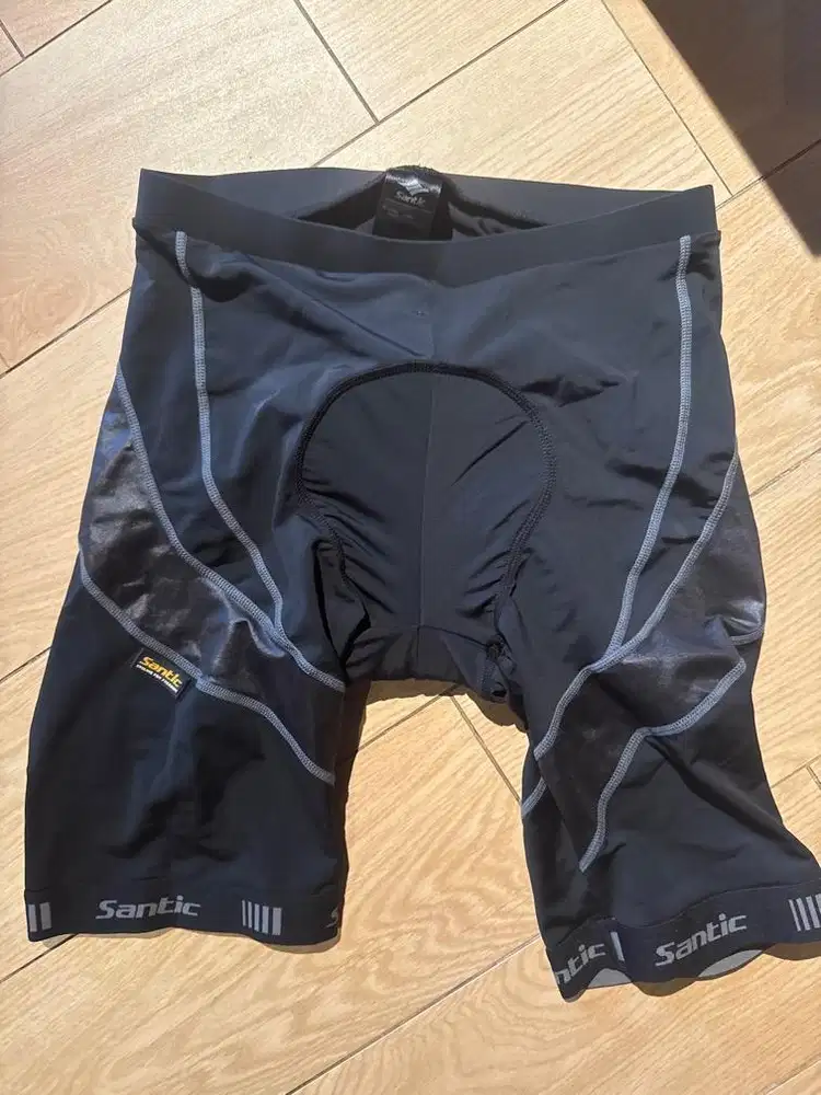 Santic Men's 3D padded cycling pants (sizes S and M)