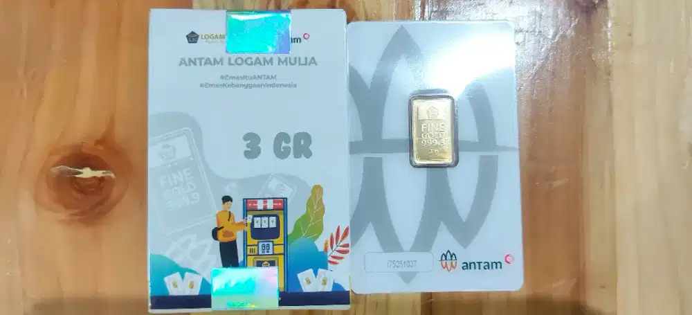 Jual Logam Mulia Emas Antam pecahan 3 gram th 2026