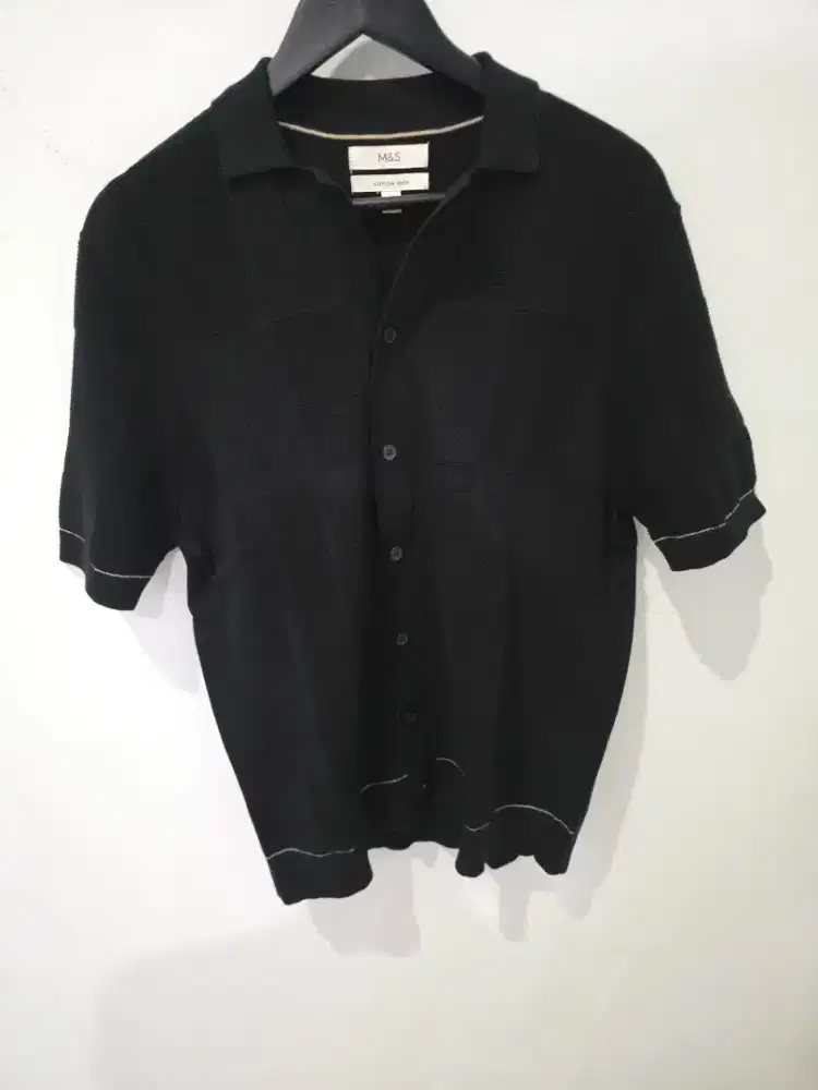 Hem pendek knit m&s