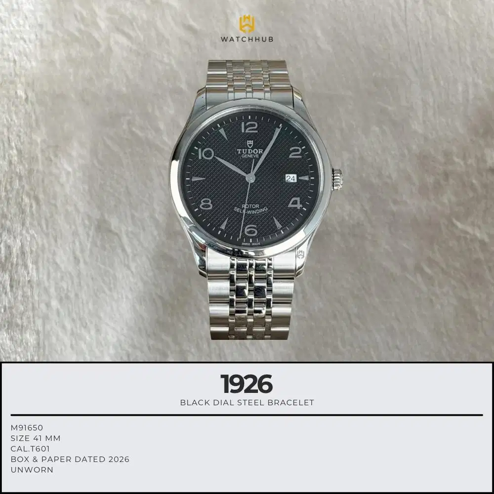 Tudor 1926 Black M91650