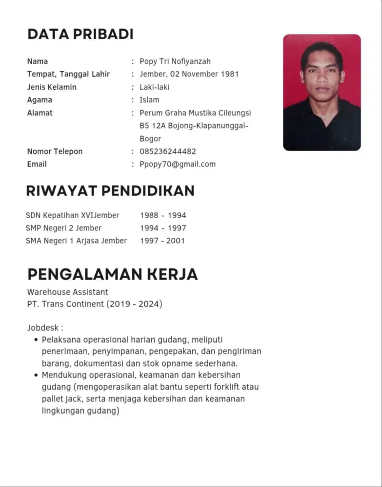 Mencari pekerjaan