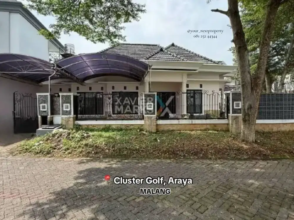 Rumah Siap Huni Di Cluster Golf, Kota Araya Malang