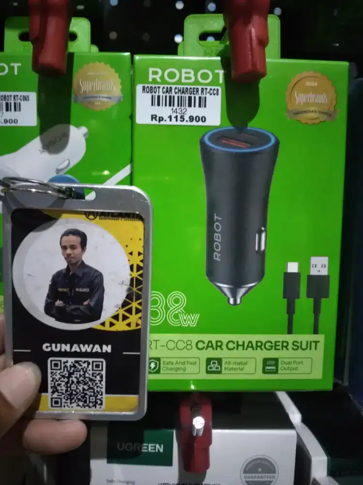 Car charger ROBOT RT-CC8 ATLANTIS DAHSYAT