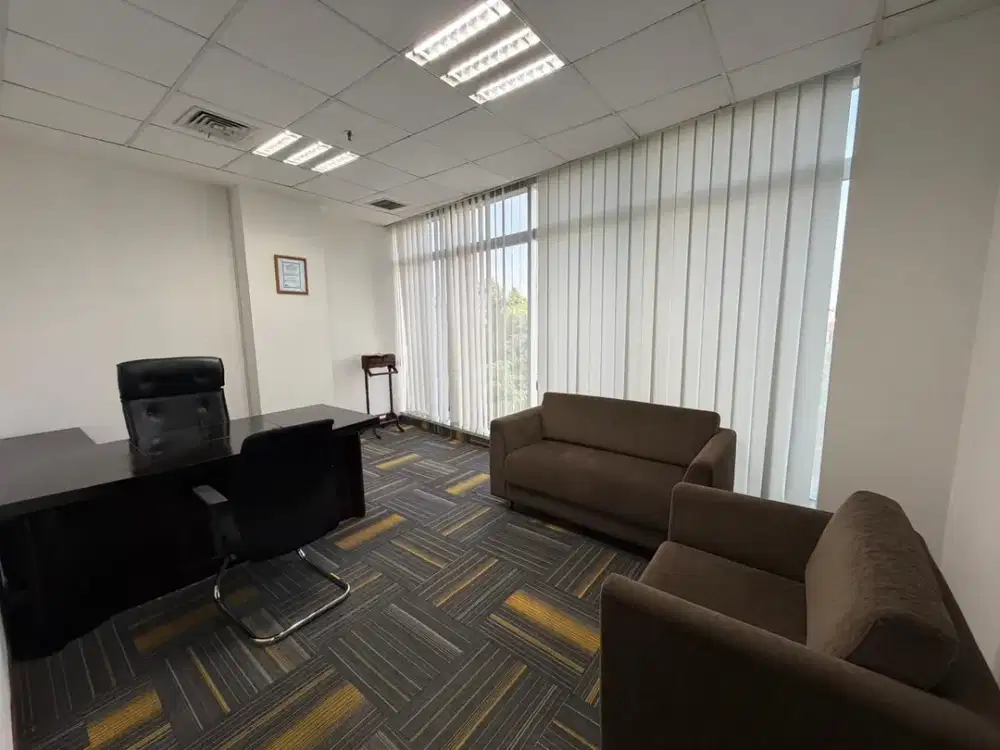Sewa ruang kantor Furnish di Gedung Antam Office Park, Tb simatupang Jakarta Selatan