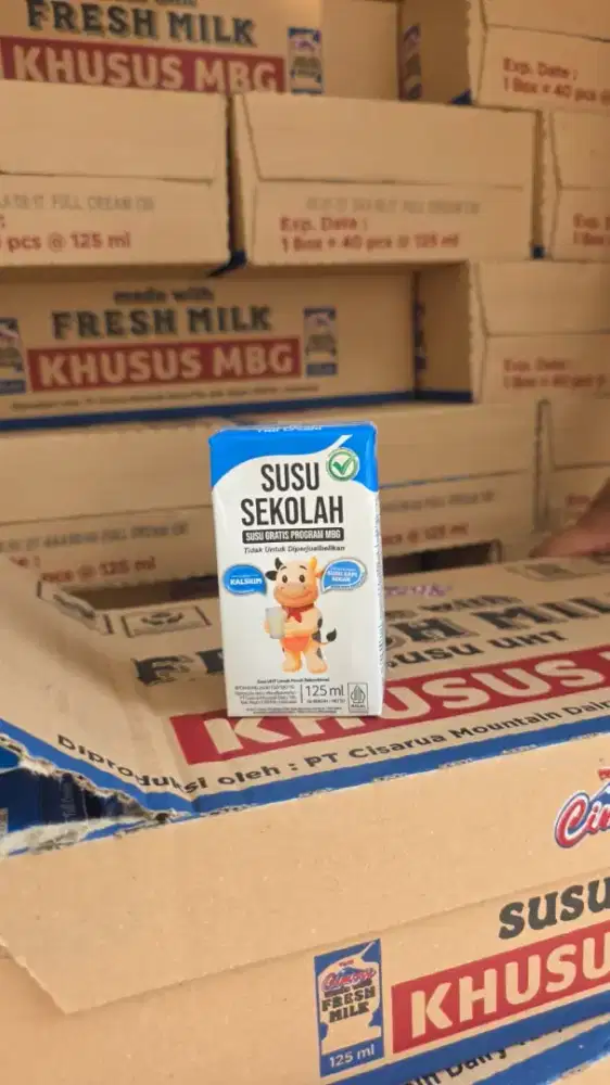 Susu sekolah buat MBG