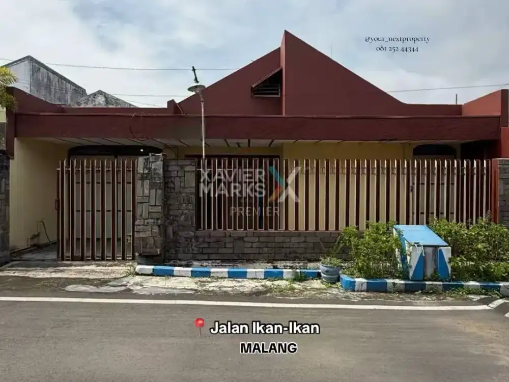 Rumah Harga Murah Di Jalan Ikan-Ikan, Lowokwaru Kota Malang