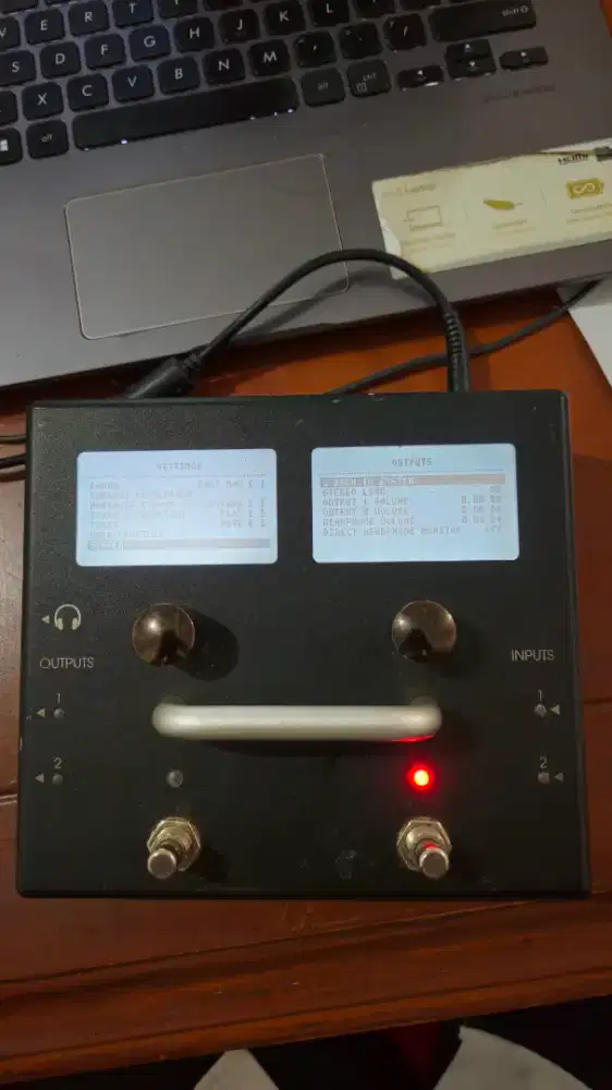 Efek Gitar Digital MOD Duo + efek stompbox Ibanez TS7