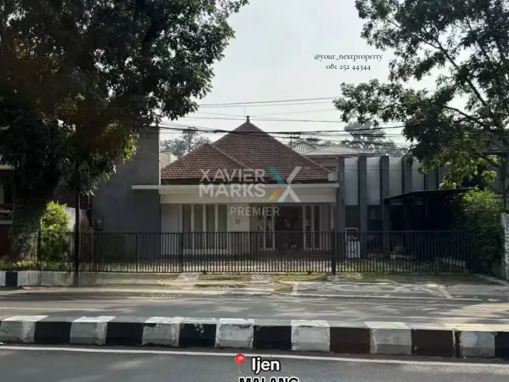 Rumah Usaha Lokasi Strategis Di Area Jalan Ijen, Klojen Kota Malang