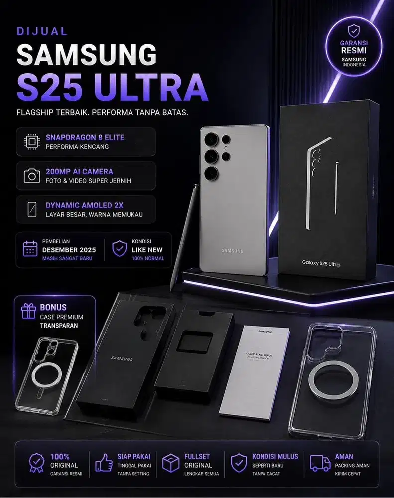 S 25 ultra 256, masih bagus