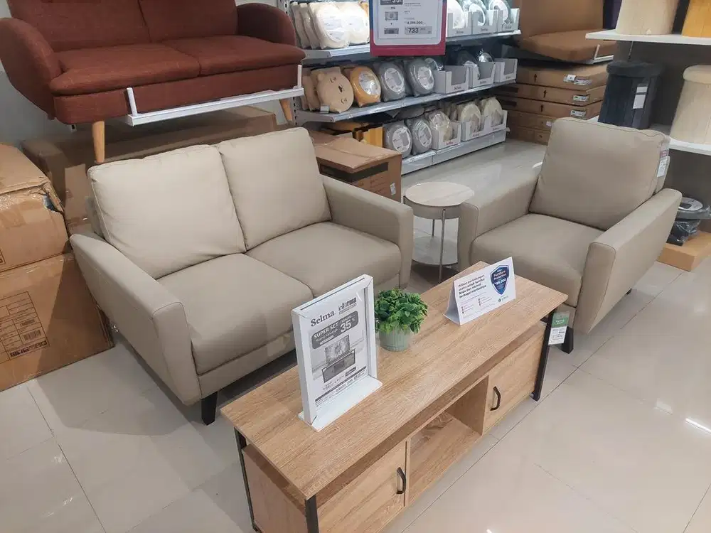 Only display sofa garson 2+1 seater