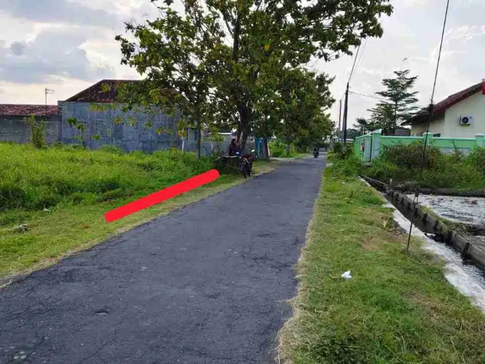 Tanah Luas SHM Siap Bangun di Tlobong, Delanggu Klaten