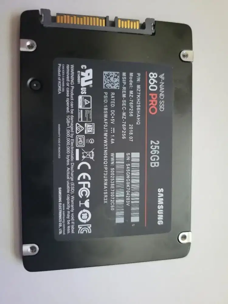 SSD 2,5 SAMSUNG 256GB