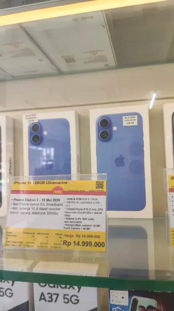 Cicilan iPhone 16 128 Bisa bunga 0%