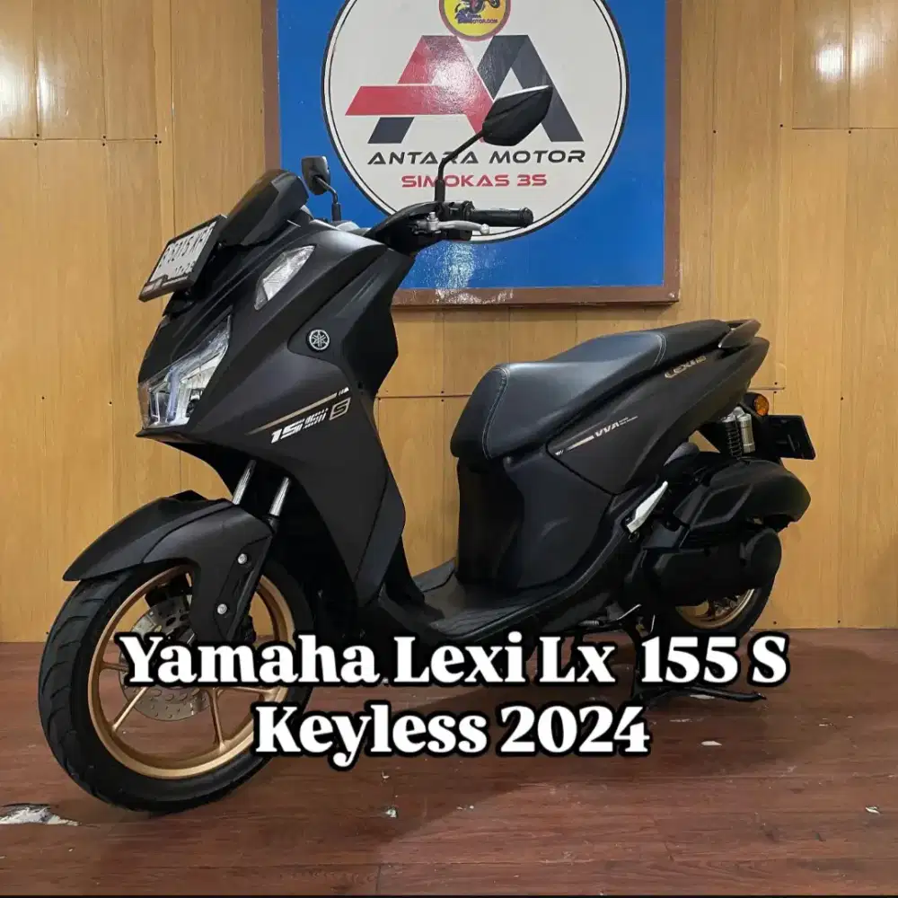 [FORE SALE] YAMAHA LEXI LX 155 S KEYLESS 2024 KM LOW PAJAK PANJANG BOS