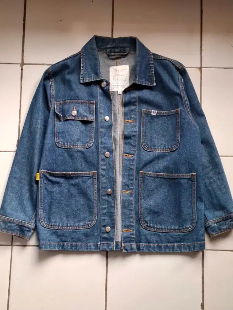 Vears Jacket Chore Coat Montez Medium Stone Washed