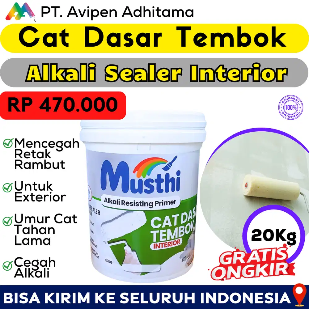 Cat Dasar Tembok Alkali Sealer Anti Lembab Anti Jamur Harga Pabrik