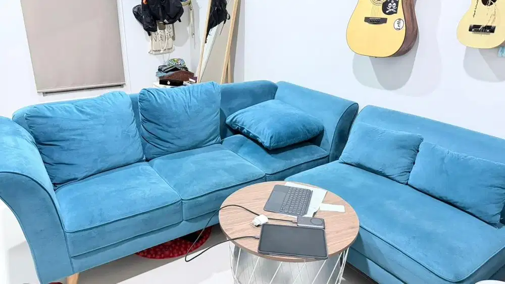 Sofa Ruang Tamu Modesty L Minang Eco 17 (BELUM PLUS MEJA)